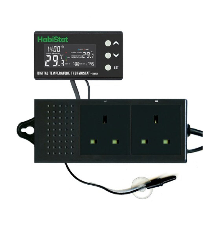 HabiStat Digital Temperature Thermostat + Timer