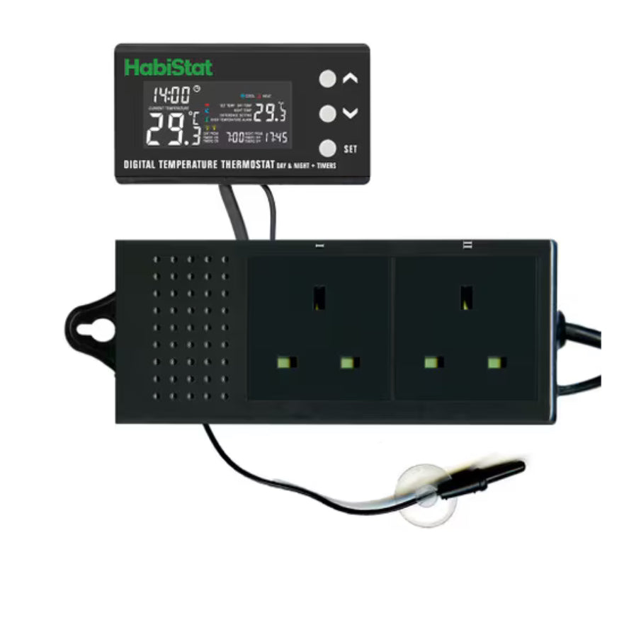 HabiStat Digital Temperature Thermostat (Day and Night)