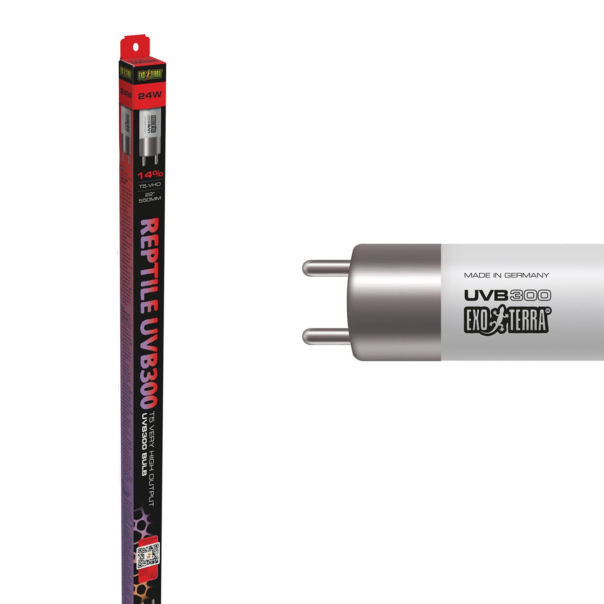 Exo Terra Reptile UVB300 T5 VHO – 24W 22″ 14%