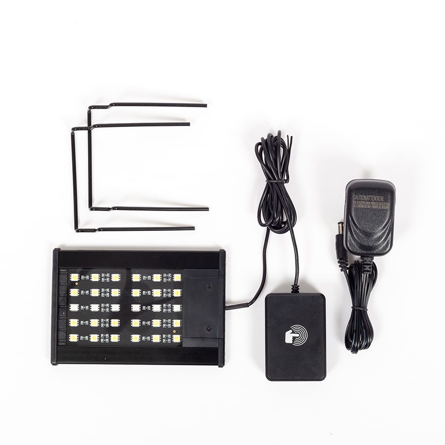 ReptiZoo LED Light Hood with Brackets, 6w, 13.2x9cm