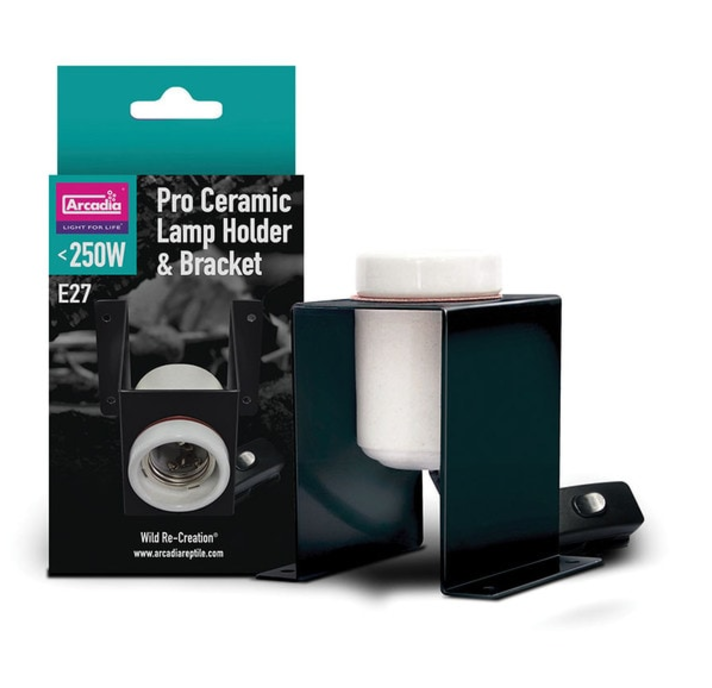 Arcadia Pro Ceramic Lamp Holder & Bracket