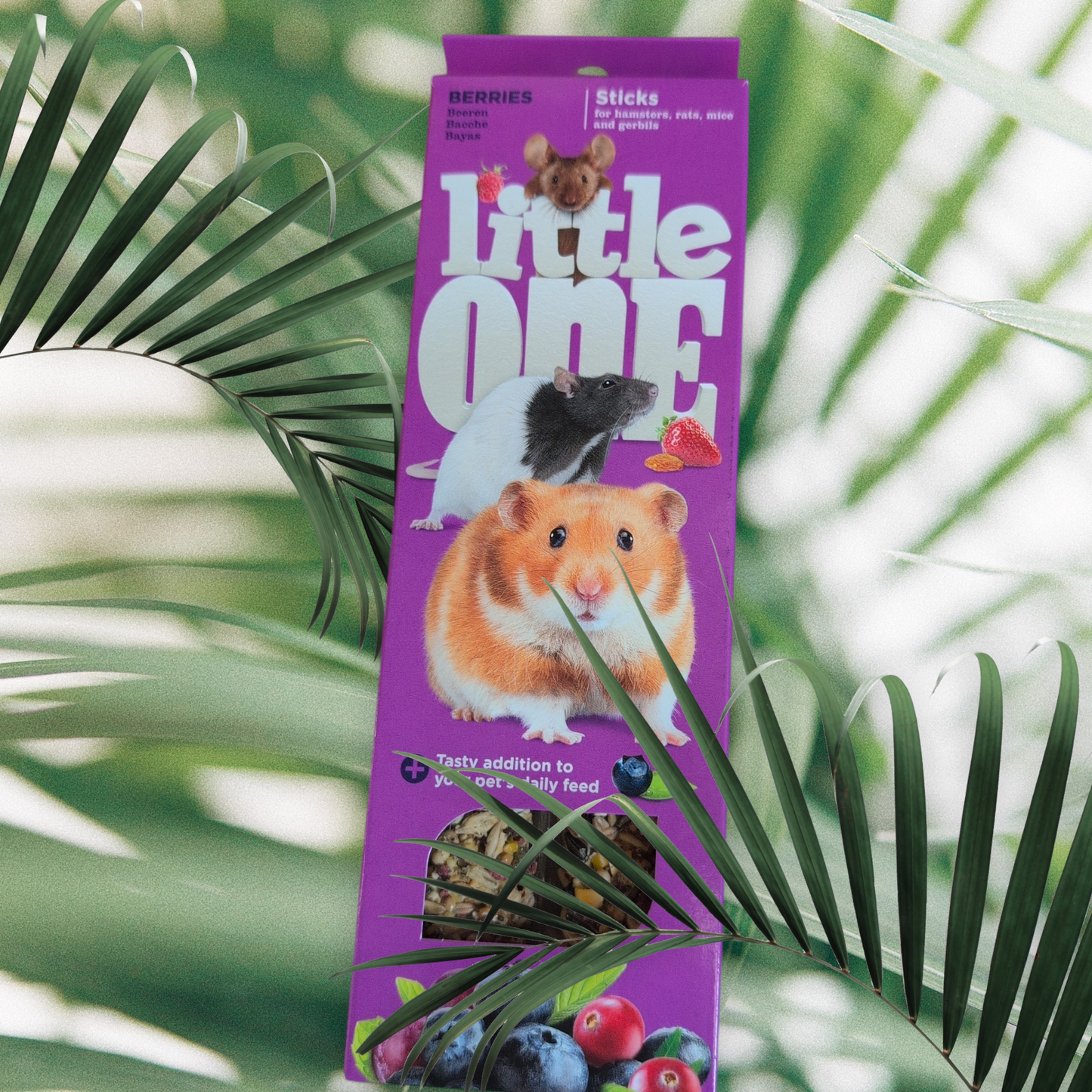 Little One Sticks for Hamsters, Rats, Mice and Gerbils with Berries 2 x 60g