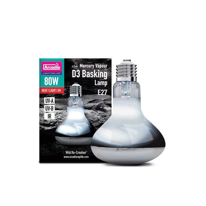 Arcadia Mercury Vapour D3 Basking Lamp