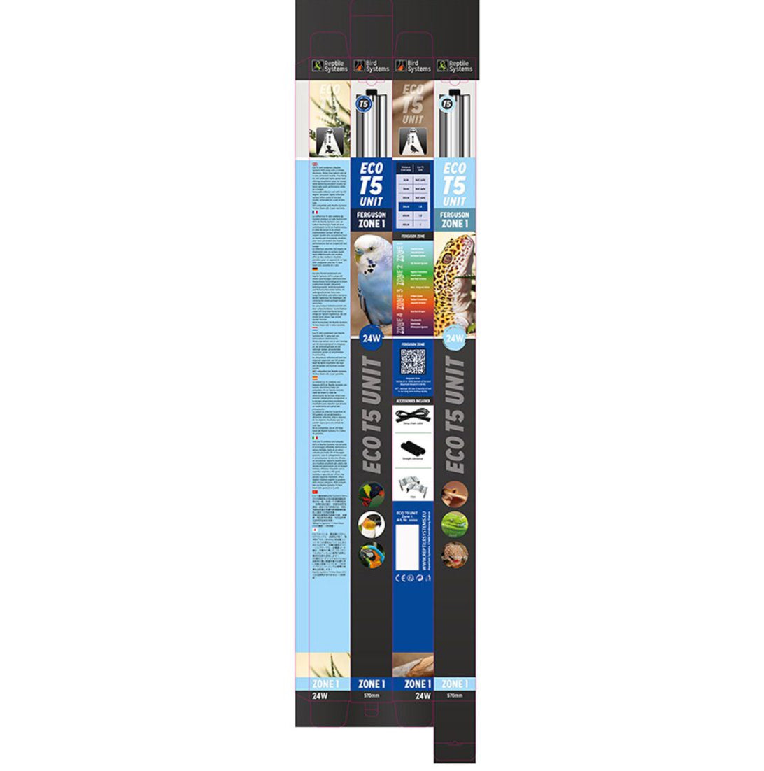 RS Eco T5 Unit Zone 1 24w 570mm