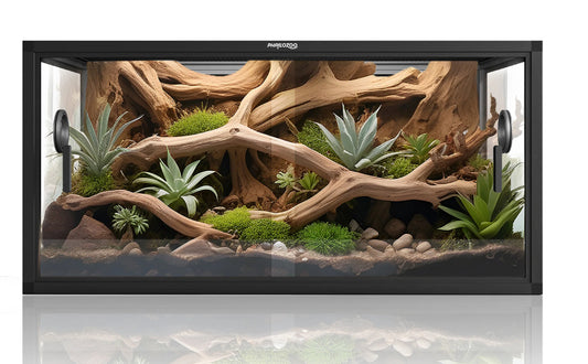 Phailozoo 36x18x18” Reptile Enclosure - Black