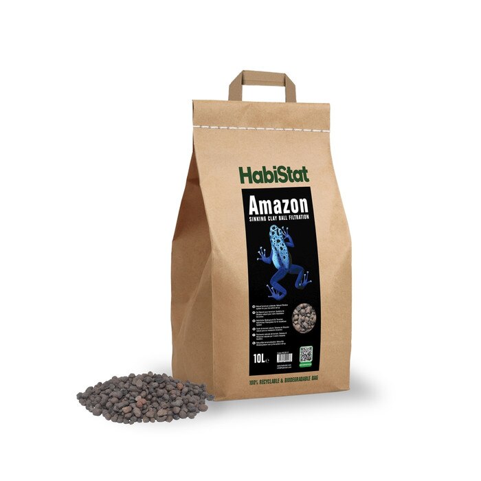 HabiStat Amazon Sinking Clay Ball Filtration Substrate, 10 Litres