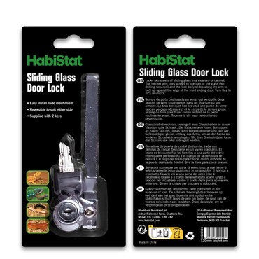 HabiStat Sliding Glass Door Lock