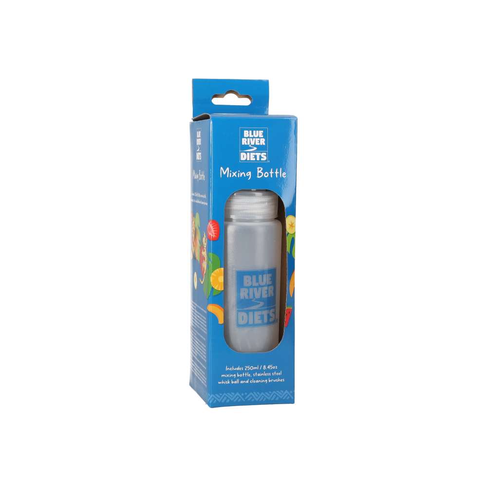 Blue river mixing bottles