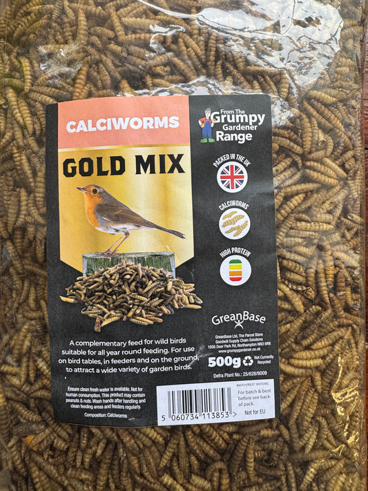 Wild Bird Food - Gold Mix Calci worms