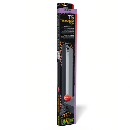 Exo Terra T5 UVB Fixture 60cm (22″ Tube) 24w