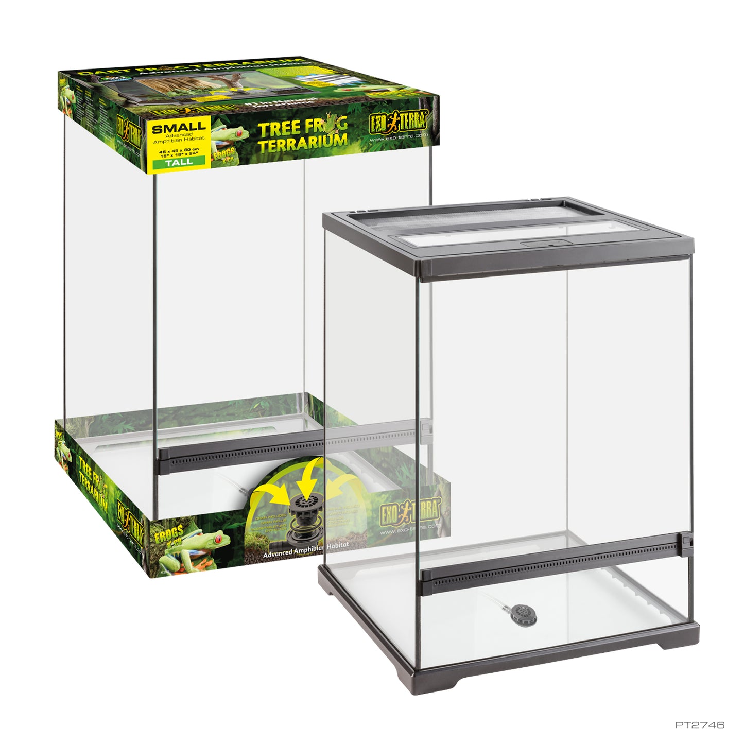 Exo Terra Tree Frog Vivarium 45x45x60cm