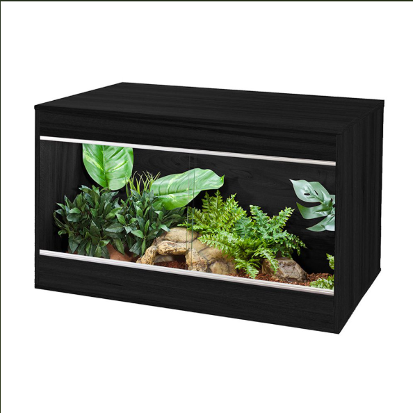 Viv Exotic Repti-Home Maxi/Med Black Vivarium INCLUDING Cabinet