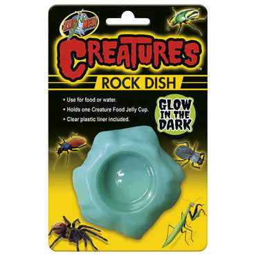 Zoo Med Creatures Rock Dish, Glow in the Dark