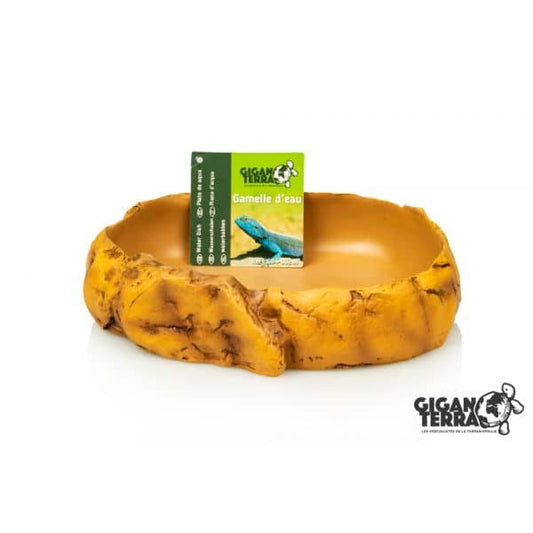 GiganTerra Rock Water Dish M - 20.5cm
